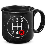 5 Speed Manual Transmission Stick Shift Car Enthusiast 15oz Campfire Ceramic Mug