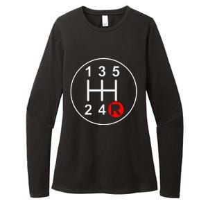 5 Speed Manual Transmission Stick Shift Car Enthusiast Womens CVC Long Sleeve Shirt