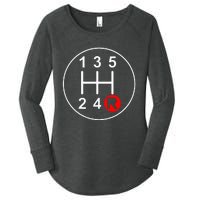 5 Speed Manual Transmission Stick Shift Car Enthusiast Women's Perfect Tri Tunic Long Sleeve Shirt