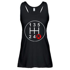 5 Speed Manual Transmission Stick Shift Car Enthusiast Ladies Essential Flowy Tank