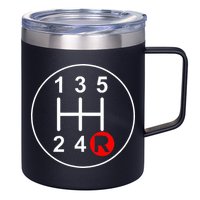 5 Speed Manual Transmission Stick Shift Car Enthusiast 12oz Stainless Steel Coffee Mug