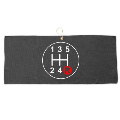 5 Speed Manual Transmission Stick Shift Car Enthusiast Large Microfiber Waffle Golf Towel