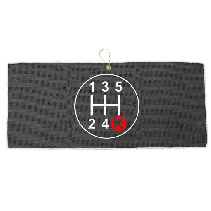 5 Speed Manual Transmission Stick Shift Car Enthusiast Large Microfiber Waffle Golf Towel