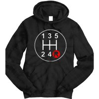 5 Speed Manual Transmission Stick Shift Car Enthusiast Tie Dye Hoodie