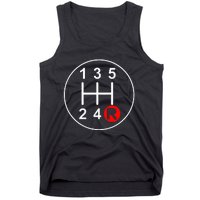 5 Speed Manual Transmission Stick Shift Car Enthusiast Tank Top