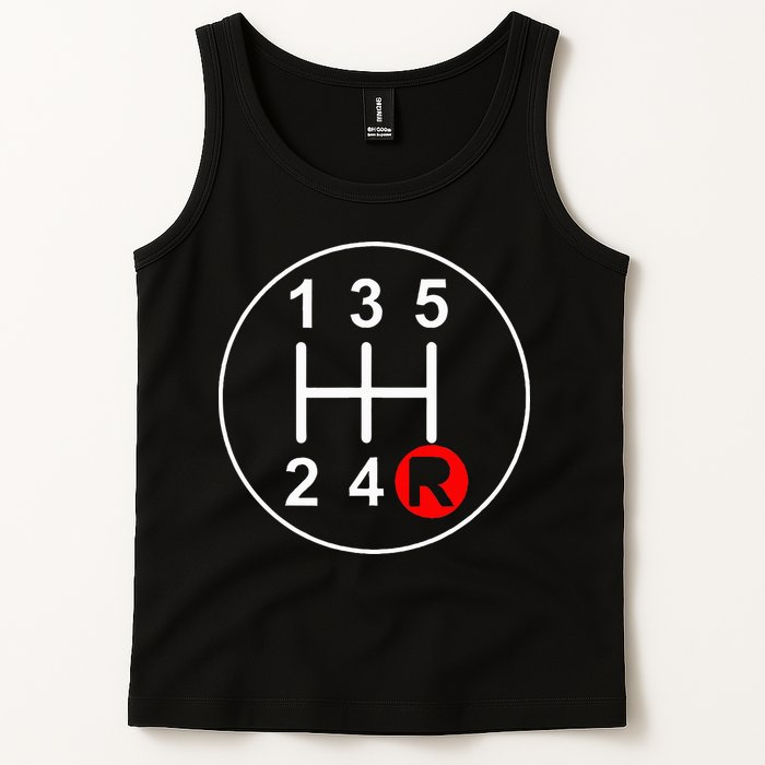 5 Speed Manual Transmission Stick Shift Car Enthusiast Tank Top
