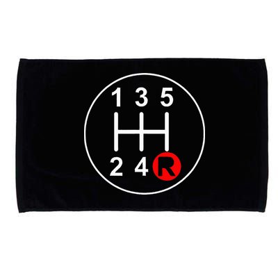 5 Speed Manual Transmission Stick Shift Car Enthusiast Microfiber Hand Towel