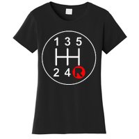 5 Speed Manual Transmission Stick Shift Car Enthusiast Women's T-Shirt