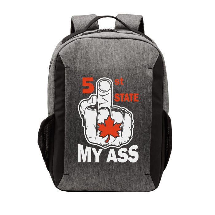51st State My Ast Middlefinger Funny Canada Flag Patriotic Vector Backpack