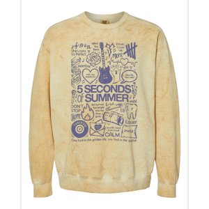 5 Seconds Of Summer Colorblast Crewneck Sweatshirt