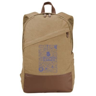 5 Seconds Of Summer Cotton Canvas Backpack