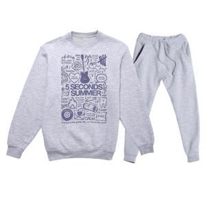 5 Seconds Of Summer Premium Crewneck Sweatsuit Set