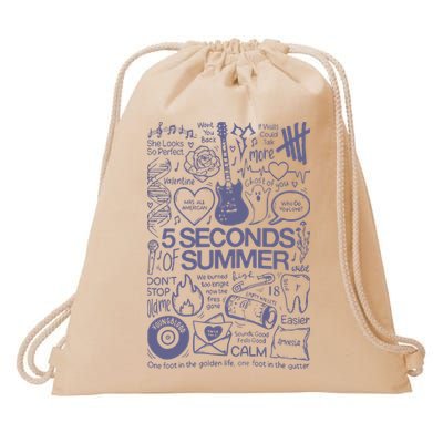 5 Seconds Of Summer Drawstring Bag