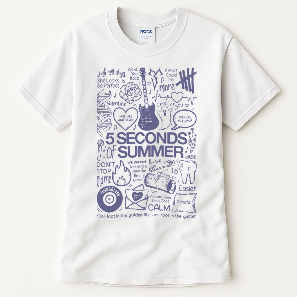 5 Seconds Of Summer Tall T-Shirt