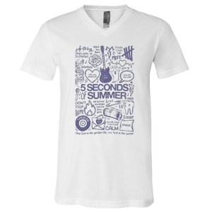 5 Seconds Of Summer V-Neck T-Shirt