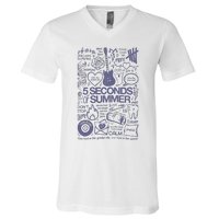 5 Seconds Of Summer V-Neck T-Shirt