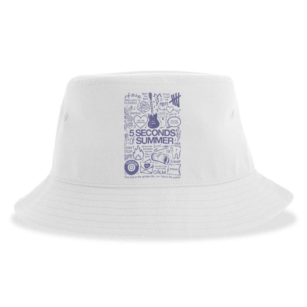 5 Seconds Of Summer Sustainable Bucket Hat