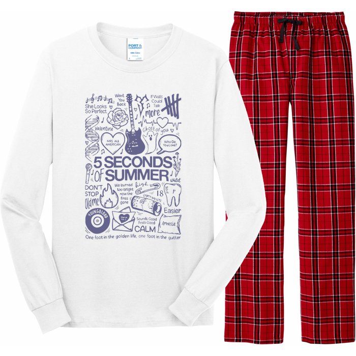 5 Seconds Of Summer Long Sleeve Pajama Set