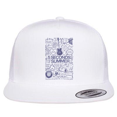 5 Seconds Of Summer Flat Bill Trucker Hat