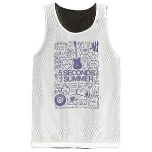 5 Seconds Of Summer Mesh Reversible Basketball Jersey Tank