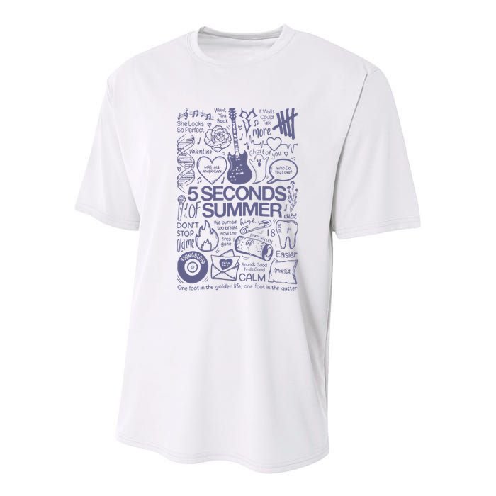 5 Seconds Of Summer Youth Performance Sprint T-Shirt