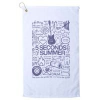 5 Seconds Of Summer Golf Towel