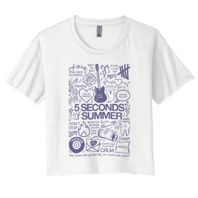 5 Seconds Of Summer Crop Top