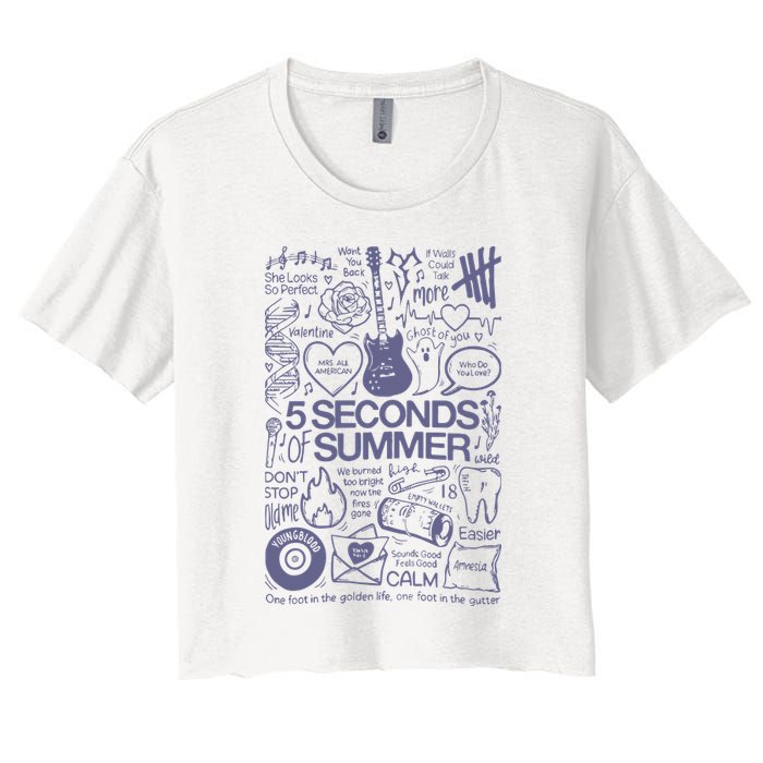 5 Seconds Of Summer Crop Top