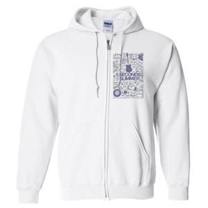 5 Seconds Of Summer Full Zip Hoodie