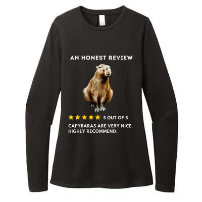 5 Star Review Capybara Womens CVC Long Sleeve Shirt