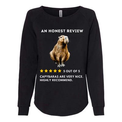 5 Star Review Capybara Womens California Wash Sweatshirt