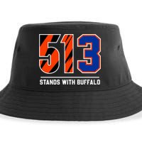 513 Stands With Buffalo Love For 3 Pray For Damar Sustainable Bucket Hat