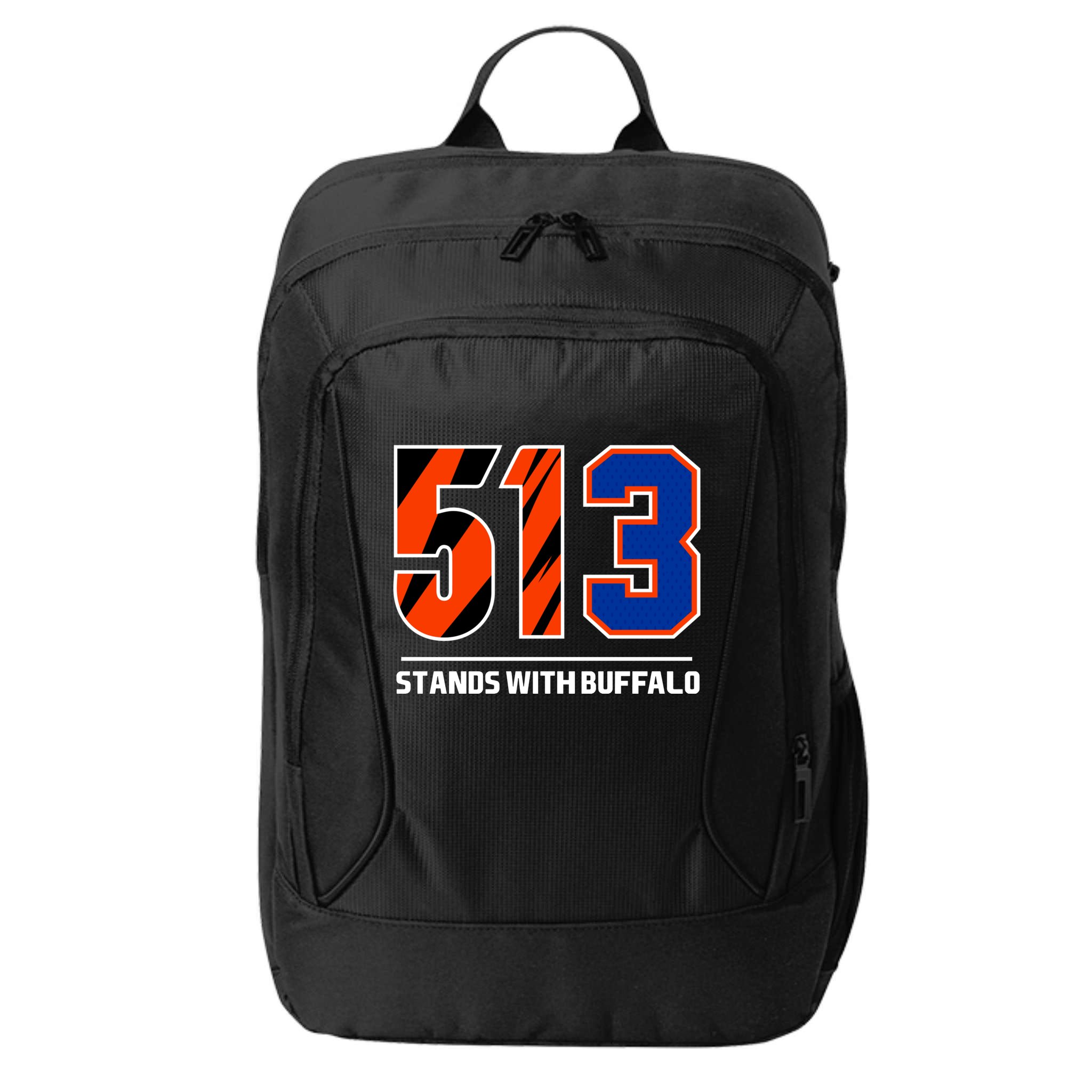 513 Stands With Buffalo City Backpack