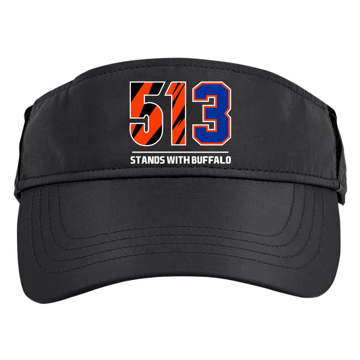 513 Stands With Buffalo Adult Drive Performance Visor