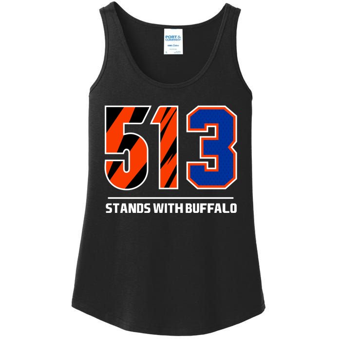 513 Stands With Buffalo Ladies Essential Tank