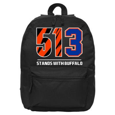 513 Stands With Buffalo 16 in Basic Backpack