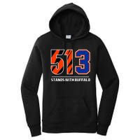 513 Stands With Buffalo Women's Pullover Hoodie