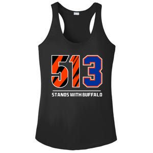 513 Stands With Buffalo Ladies PosiCharge Competitor Racerback Tank