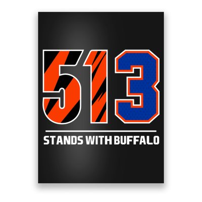 513 Stands With Buffalo Poster