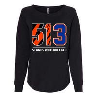 513 Stands With Buffalo Womens California Wash Sweatshirt