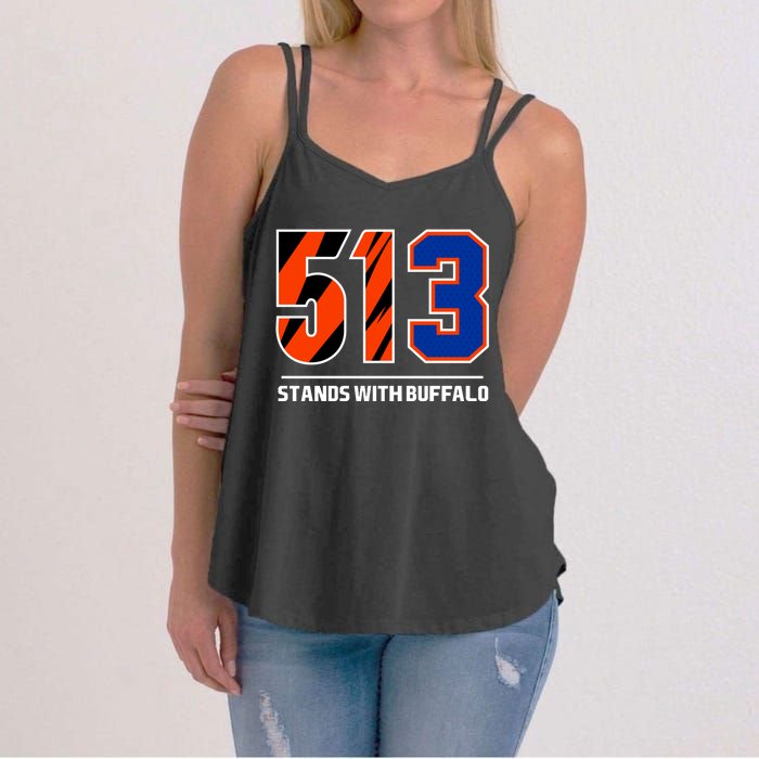 513 Stands With Buffalo Women's Strappy Tank