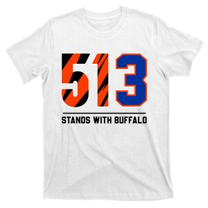 513 Stands With Buffalo Love For 3 Pray For Damar T-Shirt