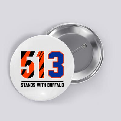 513 Stands With Buffalo Love For 3 Pray For Damar Button