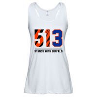 513 Stands With Buffalo Love For 3 Pray For Damar Ladies Essential Flowy Tank