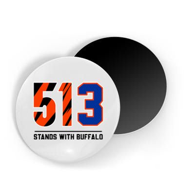 513 Stands With Buffalo Love For 3 Pray For Damar Magnet