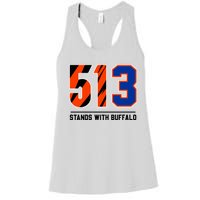 513 Stands With Buffalo Love For 3 Pray For Damar Women's Racerback Tank