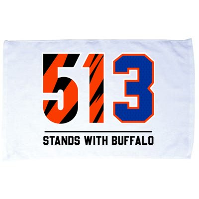 513 Stands With Buffalo Love For 3 Pray For Damar Microfiber Hand Towel