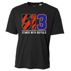 513 Stands With Buffalo Cooling Performance Crew T-Shirt