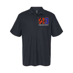 513 Stands With Buffalo Softstyle Adult Sport Polo