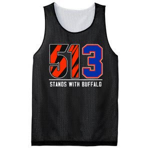 513 Stands With Buffalo Mesh Reversible Basketball Jersey Tank